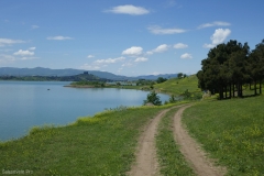 Road near Tbilisi sea