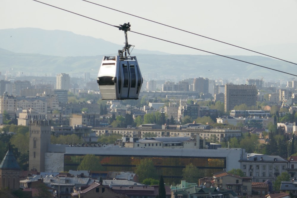 Park Rike - Narikala cable car in Tbilisi