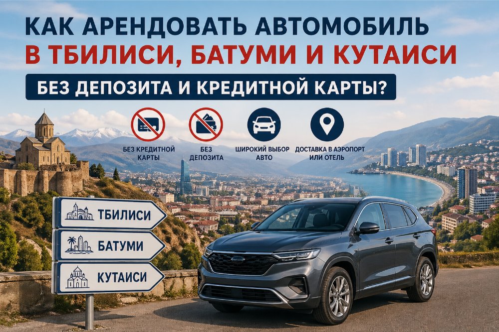 Tiflis'te depozito veya kredi kartı olmadan nasıl araba kiralayabilirim?