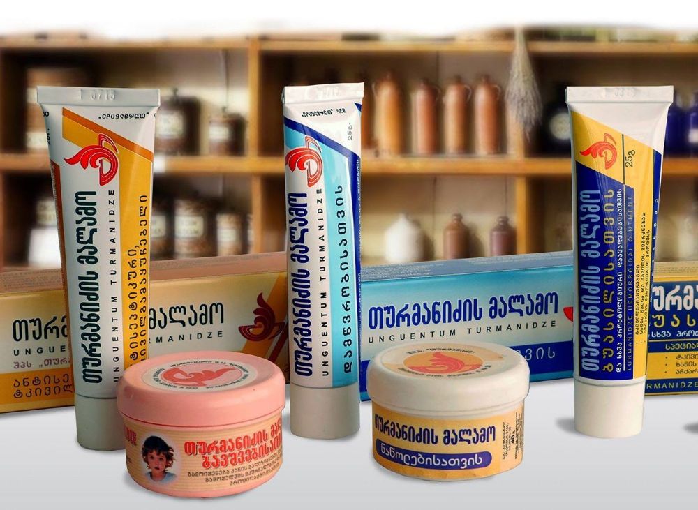 The most famous ointment in Georgia is Turmanidze ointment